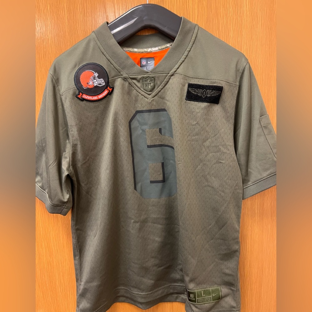 Cleveland Browns-Baker Mayfield special edition jersey.